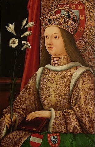 エレオノーレ・ヘレナ・フォン・ポルトゥガル　1468年以降　ハンス・ブルクマイアー　美術史美術館蔵
